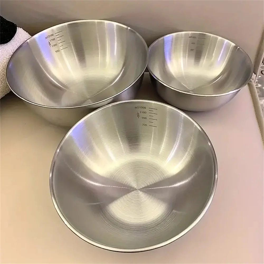 Baking Kitchen Set - 1-3-delige RVS kommenset met weegschaal voor