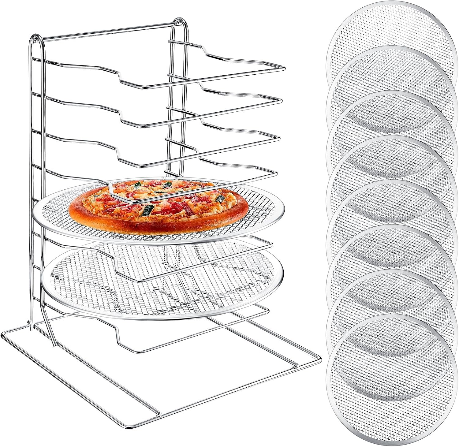 Pizzarek met 8 niveaus en 8 al - Baking Kitchen Set recensie en prijs